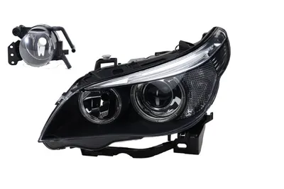 Produktbild von Scheinwerfer passend für BMW 5er E60 E61 01/2005 -03/07 D1S H7 Li. + Nebel 63127160193 63116933175 63127165567 6933175 7160193 7165567 63 Johns