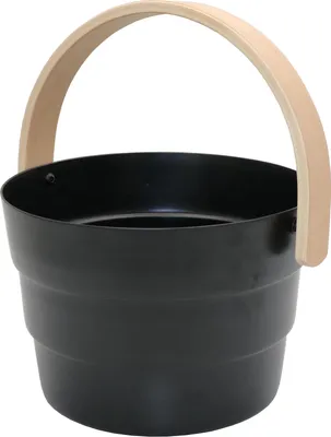 Produktbild von Nikkarien Sauna Aufgusseimer Pyörre 6 l Aluminium schwarz 688