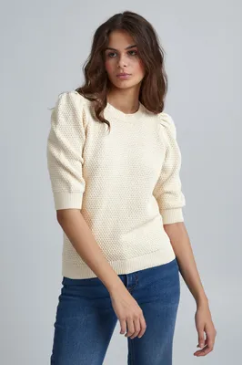 Immagine prodotto di b.young BYMIKALA JUMPER - Maglione da donna Maglione a maniche corte in maglia fine con scollo rotondo