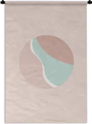 Produktbild von MuchoWow® Wandteppich Wandbehang Sommer - Meer - Abstrakt 120x180 cm Tapisserie Dekoration Wandtuch - Schlafzimmer - Dekorationen für das Haus