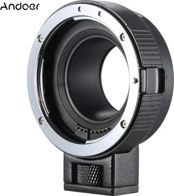 Obrázek produktu pro Andoer EF-EOSM Adaptér pro objektivy s bajonetem EF podporuje automatickou expozici, automatické zaostřování a automatickou clonu pro objektivy Canon řady EF/EF-S pro tělo fotoaparátu EOS M EF-M M2 M3 M10 Podpora stability obrazu