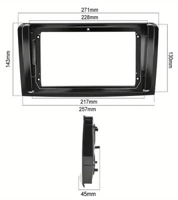 Immagine prodotto di Autoradio - Sistema autoradio - Sistema audio per auto - Radio multimediale - Radio Android - Schermo touchscreen IPS da 9 pollici