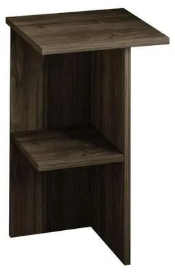 Image de CALICOSY - Table de chevet carrée avec étagère H60 cm - LERAY