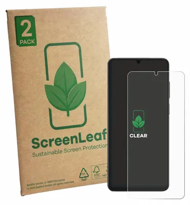 Produktbild von 2x ScreenLeaf Schutzfolie für Honor X6d nachhaltiger Displayschutz Display Schutz Folie Klar Transparent