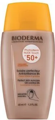 Produktbild von Bioderma Photoderm Nude Touch Perfect Skin SPF 50+ Golden Colour Bräunungsmilch für normale/gemischte Haut 40 ml