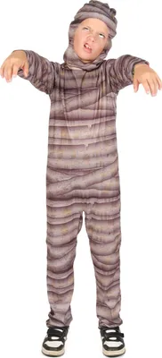 Immagine prodotto di Costume da mummia per bambini marrone Halloween - 134/140 (10-12 anni)