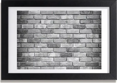 Produktbild von Bild 30x20 MDF-Rahmen, Wandkunst Ziegelwand