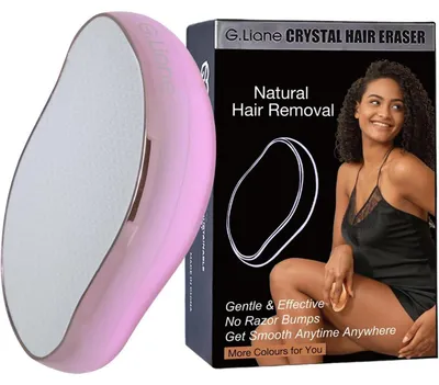 Produktbild von Kristall Haarentferner Haarradiergummi Hautpeeling Hellrosa