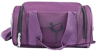 Immagine prodotto di Borsa sportiva Unyqoos® per ragazze e adolescenti – borsa multifunzionale per danza e viaggi, in nylon, dimensioni 45,7 x 22,9 x 29 cm, peso circa 0,9 kg