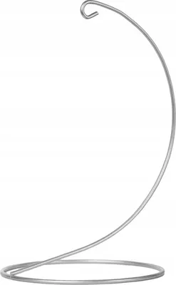 Image de Présentoir à boules en fil métallique, 120 mm, argent 1 pce