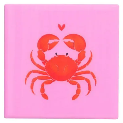 Produktbild von Gift Company Glasuntersetzer Love Tiles Krabbe