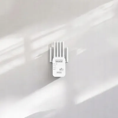 Image de Amplificateur de signal puissant - Amplificateur de portée réseau WiFi - 5G - Répéteur extérieur - Extender - 300 Mbit/s