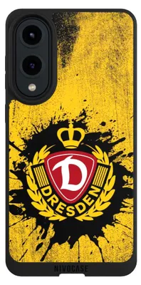 Produktbild von NIVOCASE Handyhülle für Samsung Galaxy S25 Edge  Hülle NIVOpure Case Schwarz Fußball Offizielles Lizenzprodukt SG Dynamo Dresden