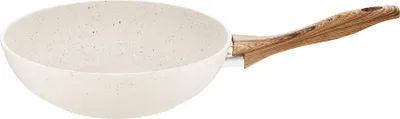 Immagine prodotto di Ambition WOK Nature 26 CM Padella wok, diametro massimo 26 cm, in alluminio, adatta per fornelli a induzione, rivestimento antiaderente