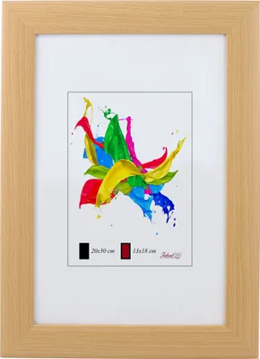 Produktbild von Denver Holz Bilderrahmen Wanddeko Collage Poster Bilder Foto Rahmen - Farbe: Buche | Format: 21x30