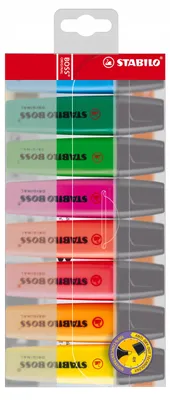Produktbild von STABILO BOSS Textmarker Set 8 Farben