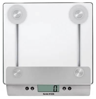 Digitale Küchenwaage, Glas, 5 kg, Aquatronic, LCD, Silber