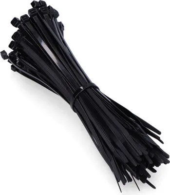 Zdjęcie produktu dla Fischer 87489, Opaska kablowa do drabiny, Nylon, Czarny, 120 mm, 2,5 mm