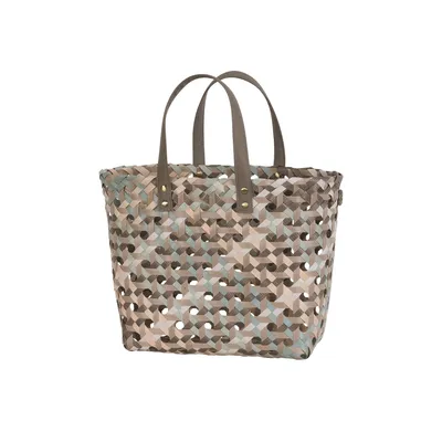 Produktbild von Handed By - Rosie - Shopper Gr. S mit kurzen PolyurethanHenkel, Farbe: multimix liver