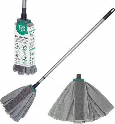 Obrázek produktu pro Mop z mikrofibry z trzonkiem teleskopowym 130 cm