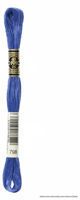 Produktbild von DMC Stickgarn Mouline Special 117MC -798, 6-fädig, 8m