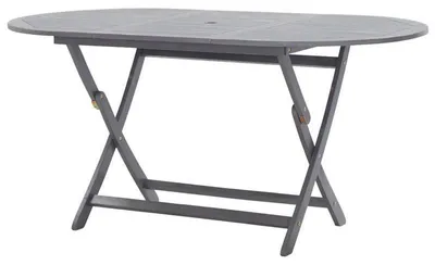 Produktbild von Klapptisch für den Garten – Faltbarer Akazientisch für Picknick und Camping im Freien – 160x85x75 cm
