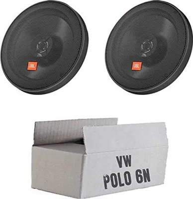 Produktbild von JBL STAGE2 624 | 2-Wege | 16,5cm Koax Lautsprecher - Einbauset passend für VW Polo 6N - justSOUND