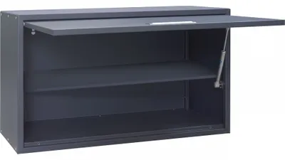 Zdjęcie produktu dla Szafka wisząca narzędziowa UHL-MASH AI-6 45x60x35 cm | Szara-Antracyt | Metalowa szafka garażowa