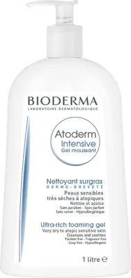 Zdjęcie produktu dla Bioderma, Atoderm Intensive, Ultra-agodzcy el pod prysznic, do twarzy i ciaa, do skry bardzo suchej i wraliwej atopowej, 500 ml