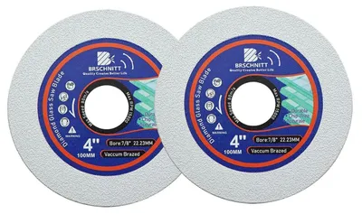 Obrázek produktu pro Diamantový řezací kotouč 105 mm pro sklo, porcelán, nefrit, 2 kusy