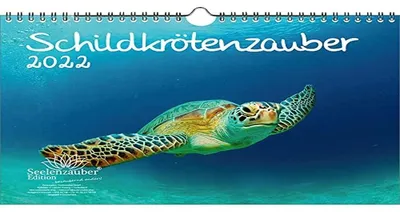 Productafbeelding van Agenda met schildpadmotief, formaat DIN A4, voor 2022, voor planning