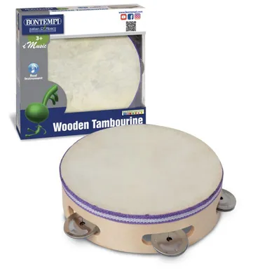 Produktbild von Bontempi Holz-Tamburin Musikinstrument für Kinder