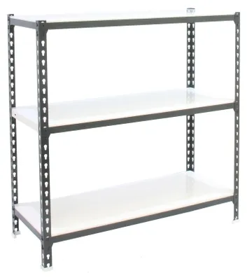 Metallregal 1000x800x500 mm, 3 Böden, 180 kg Traglast, verzinkt