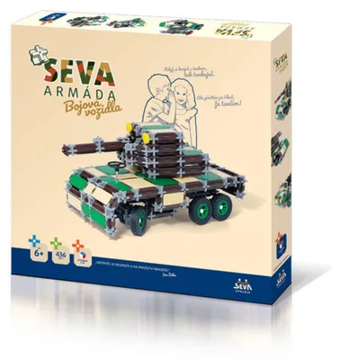 Obrázek produktu pro Stavebnice Armáda - Bojová vozidla