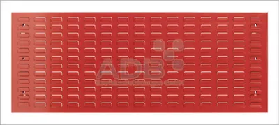 Produktbild von Vertikale Schlitzplatte | BxH 117,7x45,6cm | Verkehrsrot