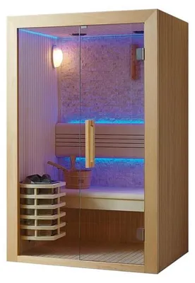 Produktbild von Naturholzsauna Sauna Trockensauna Saunakabine Saunaraum Heimsauna 150x100 cm