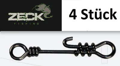 Produktbild von Zeck Twistlock Snap 72kg 4 Stück Karabiner
