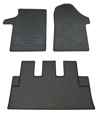 Rigum Gummi Fußmatten + Kofferraumwanne im Set für Mercedes EQV / Vito / V