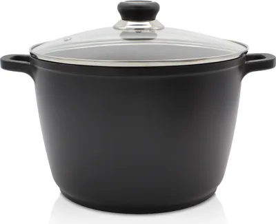 Produktbild von Karl Krüger 81195D Aluguss-Universaltopf Delta mit Glasdeckel, 24 cm
