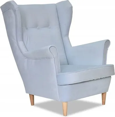 Produktbild von Family Meble Ohrensessel Ari II Relaxsessel aus Webstoff Skandinavisch Loungesessel Fernsehsessel Für Wohnzimmer Esszimmer Schlafzimmer (AMORE 20)
