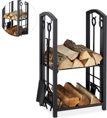 Produktbild von Regál na drevo s krbovým náradím RD8783
