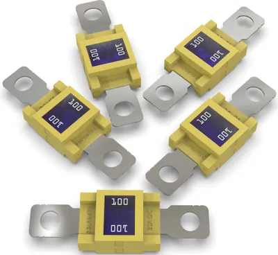 Produktbild von 5x AUPROTEC Mega Hochstromsicherung 100A Schraubsicherung gelb