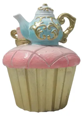Immagine prodotto di Clayre & Eef Decorazione Cupcake Ø 8x11 cm Rosa Poliresina