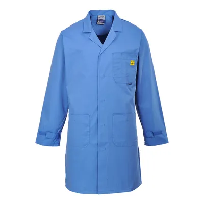 Produktbild von Portwest AS10 Antistatik ESD Kittel Hamilton Blue Gr. XL