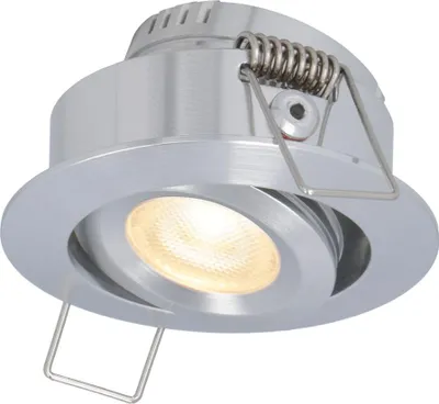 Produktbild von hoftronic LED Einbaustrahler 3W 12V 2700K Dimmbar IP44 Aluminium