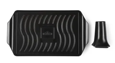 Produktbild von Keramische Grillplatte mit Hähnchenhalter