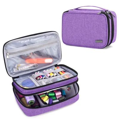 Immagine prodotto di Borsa per accessori da cucito, colore viola