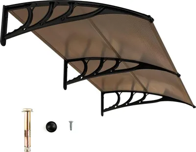 Obrázok produktu pre Baldachýn na dvere 199x99 cm, hliník, odolný voči poveternostným vplyvom