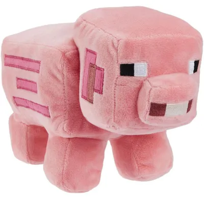 Produktbild von Minecraft Plüschfigur, Schwein, 20 cm