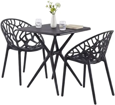 Productafbeelding van De Lumera tuinmeubelsset met twee stoelen